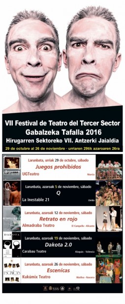 EL FESTIVAL DEL TERCER SECTOR GABALZEKA SE CONSOLIDA A NIVEL ESTATAL COMO UNA CITA DE REFERENCIA PARA EL TEATRO AMATEUR.