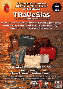 “TraVeSías” de Asociación Teatral LaTEAdeTRO seleccionada en el IV Certamen de Teatro “Siete Llaves” de Sepúlveda