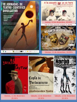  VI Edición de las Jornadas de Teatro Científico Divulgativo 2015