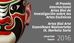 IX Premio Internacional Artez Blai de Investigación sobre las Artes Escénicas