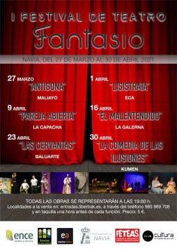 Navia será sede del Día Internacional del Teatro y acogerá el “I Festival de Teatro Fantasio”. 