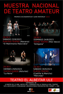 MUESTRA NACIONAL DE TEATRO AMATEUR (Premios ESCENAMATEUR 