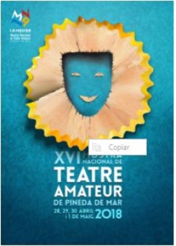 XVI EDICIÓN MOSTRA NACIONAL DE TEATRE AMATEUR DE CATALUNYA 