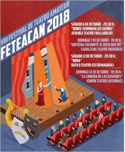 El Festival de Teatro Amateur FETEACAN se celebrará del 6 al 14 de octubre en Las Llamas